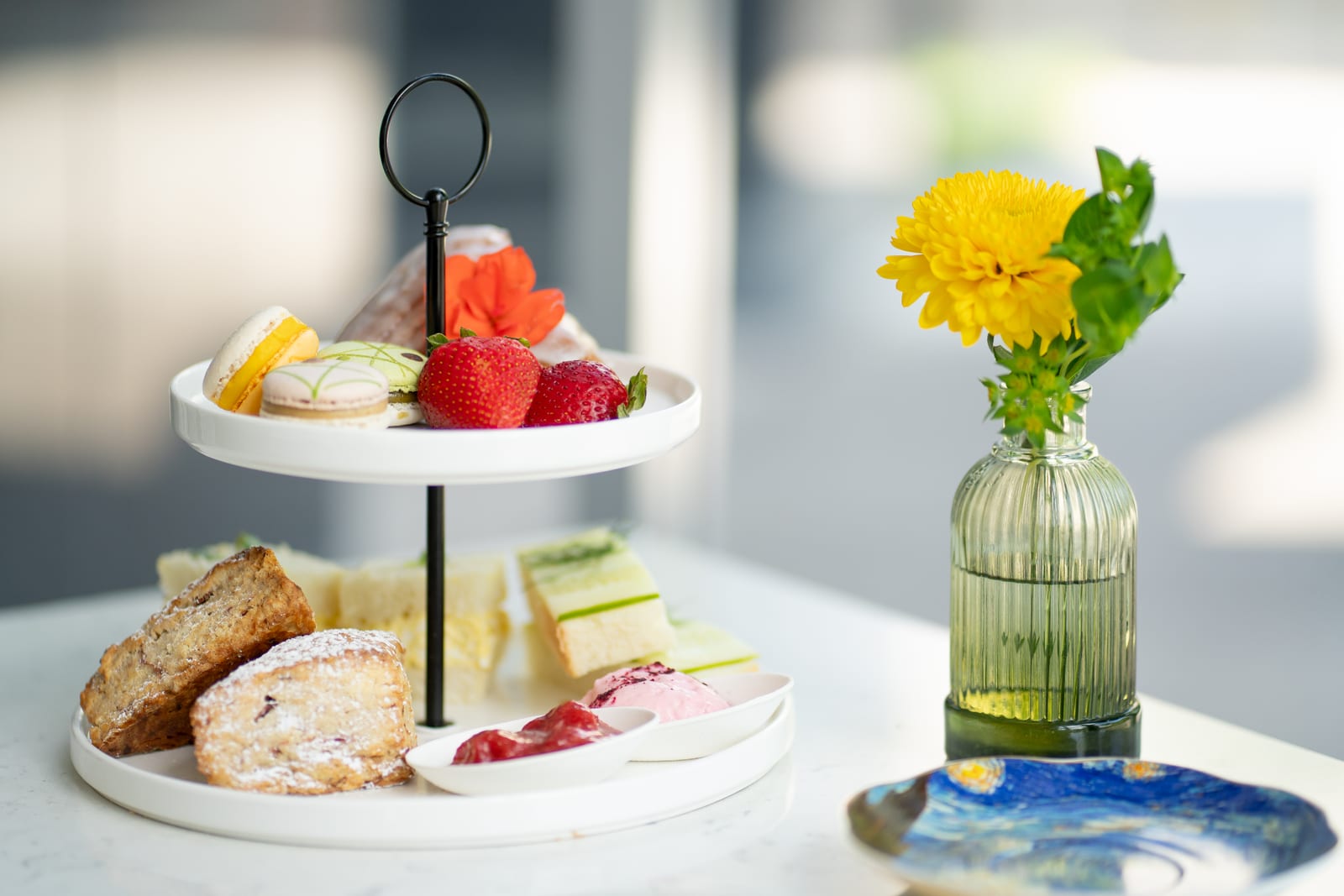 Sundays in Bloom afternoon tea at Café Cheeserie